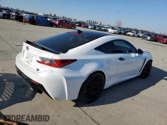 2015 Lexus RC F F z VIN JTHHP5BC7F5003068, wystawiony jako Copart lot #87714425 z przebiegiem 57 161 mil mil oraz Szkoda całkowita • Salvage title. Historia ofert i sprzedaży dostępna na DreamBid. Obrazek 3.