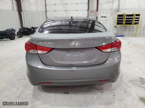 2012 Hyundai Elantra GLS PZEV with VIN 5NPDH4AE9CH135271, listed as a Copart auction lot 83614384 with 166,623 mi miles and Salvage Title. Bid and sale history available at carsss.com. Image 6.