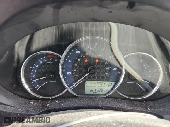2016 Toyota Corolla L with VIN 5YFBURHE1GP496475, listed as a Copart auction lot 61206535 with 118,974 mi miles and Salvage title. Bid and sale history available at DreamBid. Image 9.