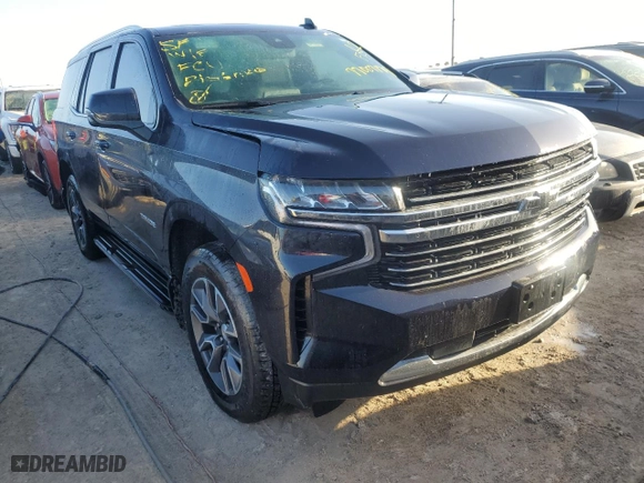 2023 Chevrolet Tahoe LT with VIN 1GNSKNKD0PR522107, listed as a Copart auction lot 77007174 with 0 mi miles and Non Repairable. Bid and sale history available at carsss.com. Image 4.