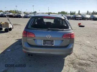 2016 Volkswagen Golf SportWagen TSI S with VIN 3VWC17AU8GM523985, listed as a Copart auction lot 64957854 with 52,609 mi miles and Salvage Title. Bid and sale history available at carsss.com. Image 6.