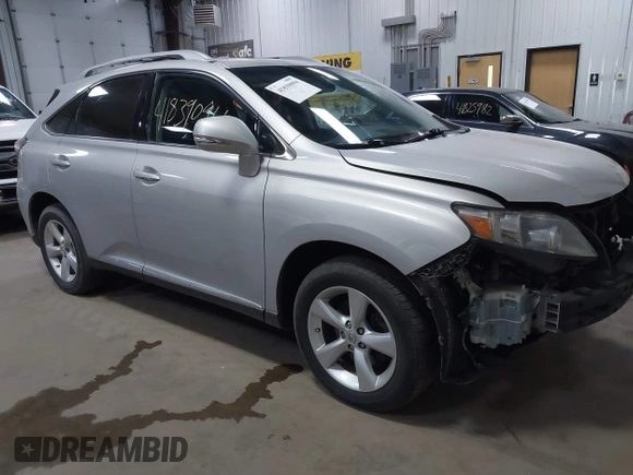 2010 Lexus RX 350 with VIN 2T2BK1BA0AC048793, listed as a IAAI auction lot 41839094 with 155,270 mi miles and . Bid and sale history available at carsss.com. Image 1.