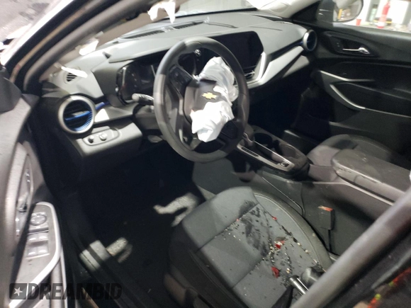 2025 Chevrolet Trax LS with VIN KL77LFEP0SC094524, listed as a Copart auction lot 83878824 with Not Provided miles and Salvage Title. Bid and sale history available at DreamBid. Image 8.