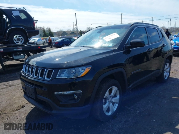 2020 Jeep Compass Latitude with VIN 3C4NJDBB6LT219710, listed as a IAAI auction lot 41907981 with 41,256 mi miles. Bid and sale history available at carsss.com. Image 17.