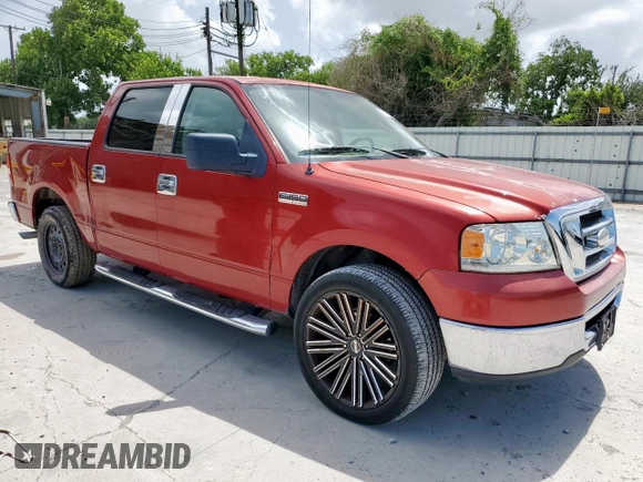 2007 Ford F-150 XLT with VIN 1FTRW12W97KC85972, listed as a Copart auction lot 61775655 with 103,406 mi miles and Salvage title. Bid and sale history available at DreamBid. Image 4.