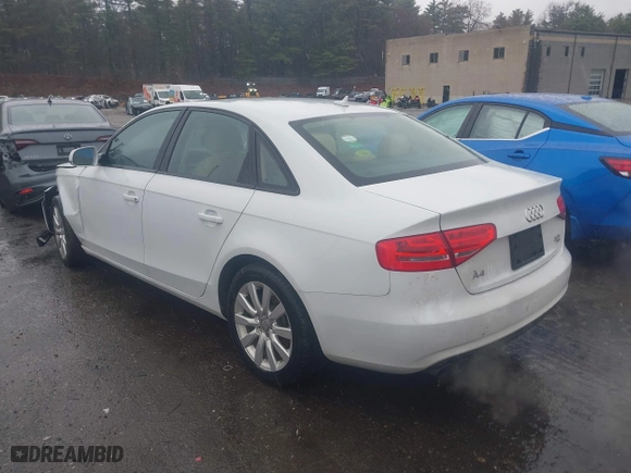 2014 Audi A4 Premium with VIN WAUBFAFL1EN038598, listed as a IAAI auction lot 41940623 with 103,544 mi miles. Bid and sale history available at carsss.com. Image 3.