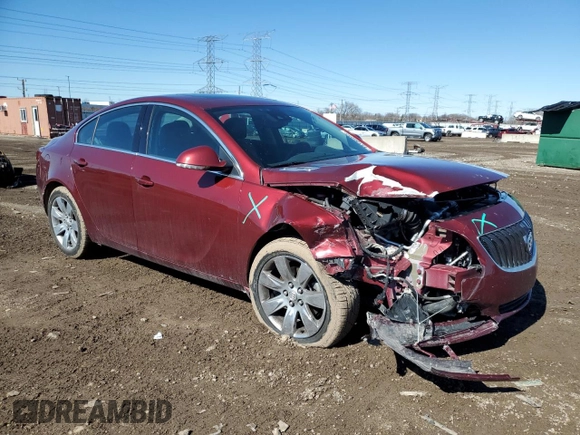 2017 Buick Regal Premium II with VIN 2G4GS5GX0H9108446, listed as a Copart auction lot 48106055 with 107,985 mi miles and Salvage Title. Bid and sale history available at DreamBid. Image 4.