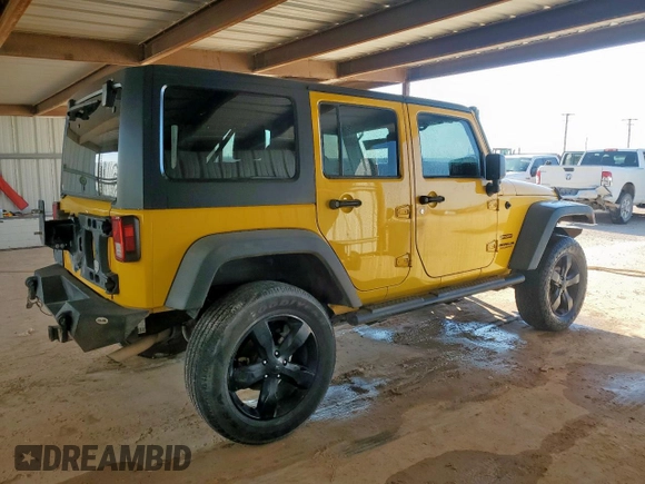 2015 Jeep Wrangler Unlimited Sport with VIN 1C4BJWDG1FL566224, listed as a Copart auction lot 64113195 with 127,445 mi miles and Clean title. Bid and sale history available at DreamBid. Image 3.
