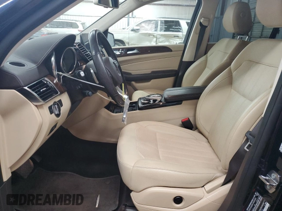 2019 Mercedes-Benz GLS 450 with VIN 4JGDF6EE0KB222595, listed as a Copart auction lot 54243465 with 82,664 mi miles and Salvage Title. Bid and sale history available at DreamBid. Image 7.