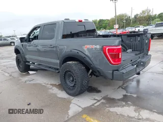 2021 Ford F-150 XL with VIN 1FTFW1EDXMFC59379, listed as a IAAI auction lot 41726978 with 37,188 mi miles. Bid and sale history available at carsss.com. Image 3.