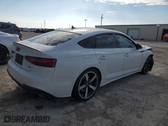 2023 Audi A5 Sportback S line Premium Plus with VIN WAUFACF59PA024715, listed as a Copart auction lot 82705183 with 0 mi miles. Bid and sale history available at carsss.com. Image 3.