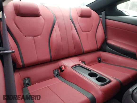 2022 Infiniti Q60 Red Sport 400 with VIN JN1FV7LL8NM680324, listed as a Copart auction lot 41792955 with 36,089 mi miles and Salvage title. Bid and sale history available at DreamBid. Image 10.