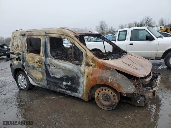 2019 Ford Transit Connect Van XL with VIN NM0LS6E23K1416574, listed as a Copart auction lot 86903164 with 0 mi miles and Salvage Title. Bid and sale history available at carsss.com. Image 4.