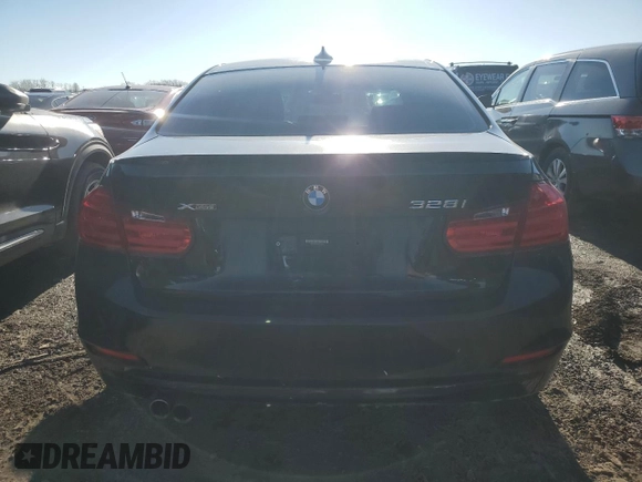 2015 BMW 3 Series 328i xDrive with VIN WBA3B3C52FF547256, listed as a Copart auction lot 49989155 with 90,285 mi miles and Salvage Title. Bid and sale history available at carsss.com. Image 6.