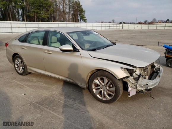 2018 Honda Accord Sedan LX 1.5T with VIN 1HGCV1F12JA220340, listed as a Copart auction lot 47295695 with 129,068 mi miles and Salvage Title. Bid and sale history available at carsss.com. Image 4.
