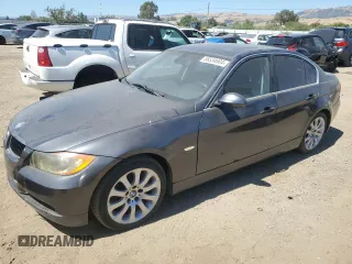 2007 BMW 3 Series 335i with VIN WBAVB73597P100774, listed as a Copart auction lot 56534604 with 157,586 mi miles and Salvage Title. Bid and sale history available at carsss.com. Image 1.