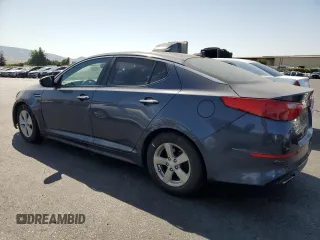 2015 Kia Optima LX with VIN KNAGM4A77F5604983, listed as a Copart auction lot 62608095 with 187,209 mi miles and Clean title. Bid and sale history available at DreamBid. Image 2.