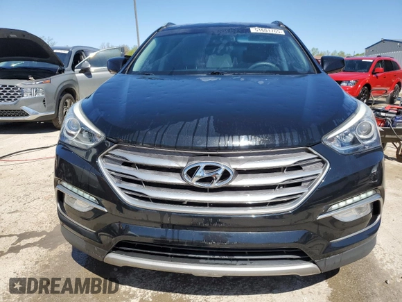 2017 Hyundai Santa Fe 2.4L z VIN 5XYZU3LB5HG392277, wystawiony jako Copart lot #51601765 z przebiegiem 81 943 mil mil oraz Szkoda całkowita • Salvage title. Historia ofert i sprzedaży dostępna na DreamBid. Obrazek 5.