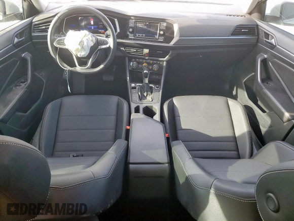 2023 Volkswagen Jetta SE with VIN 3VW7M7BUXPM012544, listed as a Copart auction lot 62155835 with 19,369 mi miles and Salvage title. Bid and sale history available at DreamBid. Image 8.