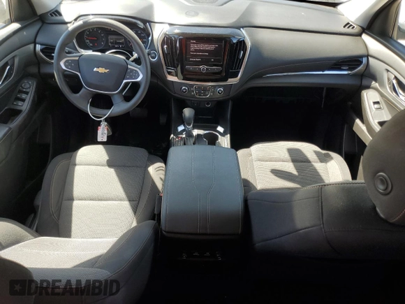 2021 Chevrolet Traverse LS with VIN 1GNERFKW1MJ242528, listed as a Copart auction lot 49739655 with 49,697 mi miles and Salvage Title. Bid and sale history available at carsss.com. Image 8.
