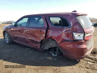 2020 Dodge Durango GT with VIN 1C4RDHDG8LC259856, listed as a Copart auction lot 48976675 with 92,909 mi miles and Salvage title. Bid and sale history available at DreamBid. Image 2.