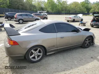 2002 Acura RSX Type S with VIN JH4DC53062C027480, listed as a Copart auction lot 54434945 with 155,555 mi miles and Salvage Title. Bid and sale history available at DreamBid. Image 3.