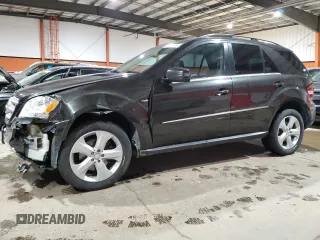 2011 Mercedes-Benz M with VIN 4JGBB2FB4BA697043, listed as a Copart auction lot 44413675 with 215,445 mi miles and Salvage Title. Bid and sale history available at carsss.com. Image 1.
