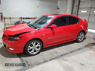 2008 Mazda 3 S Touring with VIN JM1BK324281802656, listed as a Copart auction lot 81889344 with 142,755 mi miles and Salvage Title. Bid and sale history available at DreamBid. Image 1.