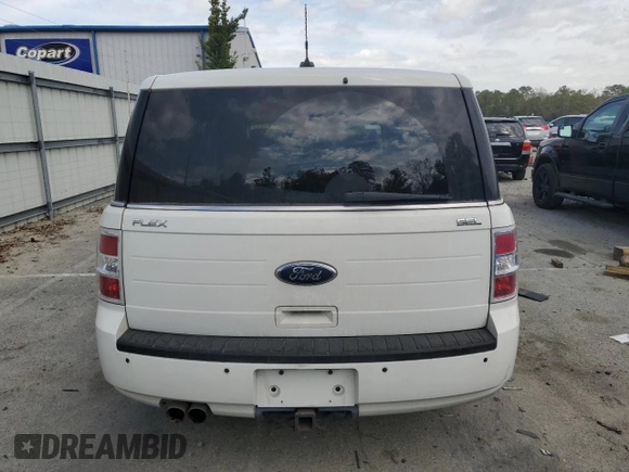 2011 Ford Flex SEL with VIN 2FMGK5CC4BBD08927, listed as a Copart auction lot 49112265 with 240,470 mi miles and Salvage Title. Bid and sale history available at carsss.com. Image 6.