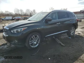 2014 Infiniti QX60 Hybrid with VIN 5N1CL0MM3EC518753, listed as a Copart auction lot 49964195 with 115,929 mi miles and Salvage Title. Bid and sale history available at DreamBid. Image 1.