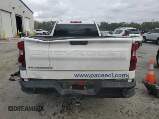 2020 Chevrolet Silverado 1500 Work Truck with VIN 3GCNWAEH7LG121522, listed as a Copart auction lot 50176095 with 166,094 mi miles and Salvage Title. Bid and sale history available at DreamBid. Image 6.