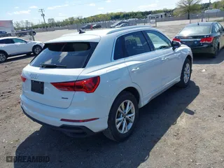 2023 Audi Q3 S line Premium with VIN WA1DECF35P1132966, listed as a IAAI auction lot 41985948 with 42,248 mi miles. Bid and sale history available at carsss.com. Image 4.