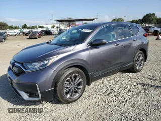 2020 Honda CR-V EX-L with VIN 2HKRW1H87LH428290, listed as a Copart auction lot 77001044 with 51,871 mi miles and Salvage Title. Bid and sale history available at carsss.com. Image 1.