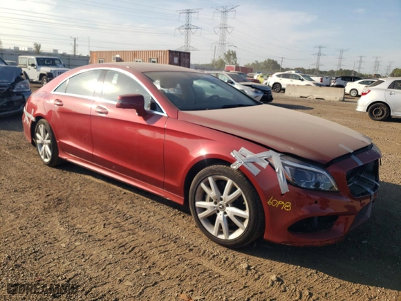 2018 Mercedes-Benz CLS with VIN WDDLJ9BB1JA203512, listed as a Copart auction lot 70431814 with 39,726 mi miles and Salvage Title. Bid and sale history available at carsss.com. Image 4.