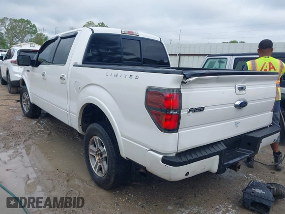 2011 Ford F-150 Lariat with VIN 1FTFW1E6XBFA51159, listed as a IAAI auction lot 41818515 with 178,611 mi miles. Bid and sale history available at carsss.com. Image 3.