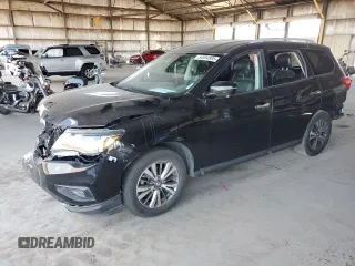 2018 Nissan Pathfinder SL with VIN 5N1DR2MN2JC634429, listed as a Copart auction lot 54954985 with 125,193 mi miles and Salvage title. Bid and sale history available at DreamBid. Image 1.