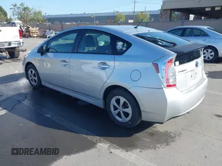 2013 Toyota Prius One with VIN JTDKN3DU2D5629177, listed as a IAAI auction lot 41921772 with 107,478 mi miles. Bid and sale history available at carsss.com. Image 3.
