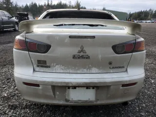2011 Mitsubishi Lancer GTS with VIN JA32U8FW1BU042436, listed as a Copart auction lot 44769945 with 0 mi miles and Salvage Title. Bid and sale history available at carsss.com. Image 6.