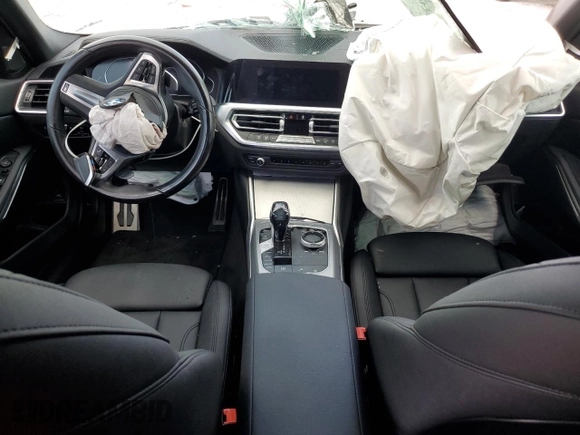 2021 BMW 3 Series 330i with VIN 3MW5R1J09M8B96562, listed as a Copart auction lot 61408805 with 50,024 mi miles and Non repairable. Bid and sale history available at DreamBid. Image 8.