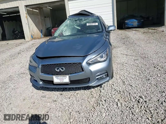 2017 Infiniti Q50 Premium with VIN JN1EV7AR3HM832971, listed as a Copart auction lot 52859155 with 160,070 mi miles and Salvage Title. Bid and sale history available at DreamBid. Image 13.