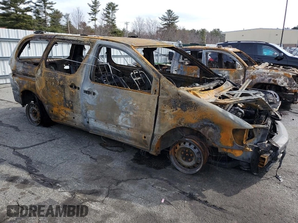 2001 Toyota Sienna CE with VIN 4T3ZF19C11U342160, listed as a Copart auction lot 50742095 with Not Provided miles and Non Repairable. Bid and sale history available at DreamBid. Image 4.