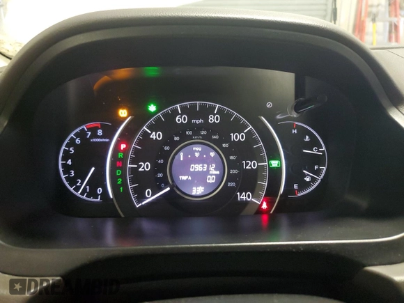 2012 Honda CR-V EX-L with VIN 5J6RM4H79CL031961, listed as a Copart auction lot 45041085 with 96,312 mi miles and Salvage Title. Bid and sale history available at carsss.com. Image 9.