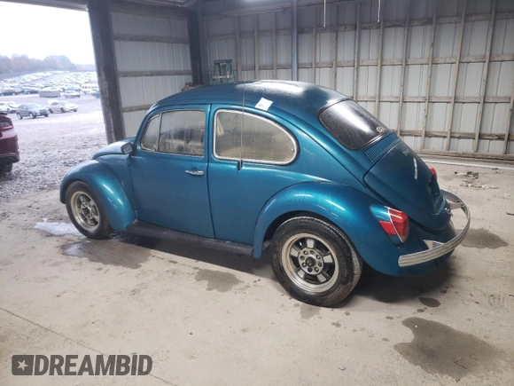 1970 Volkswagen Beetle with VIN 1102596488, listed as a Copart auction lot 79020114 with 50,115 mi miles and Salvage Title. Bid and sale history available at DreamBid. Image 2.