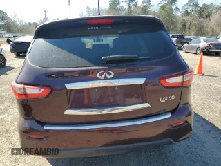2015 Infiniti QX60 with VIN 5N1AL0MN0FC521448, listed as a Copart auction lot 48426595 with 155,248 mi miles and Salvage Title. Bid and sale history available at DreamBid. Image 6.