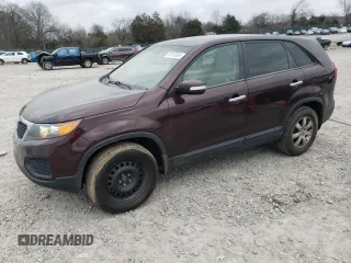 2013 Kia Sorento LX with VIN 5XYKT3A15DG310704, listed as a Copart auction lot 87315564 with 189,774 mi miles and Salvage title. Bid and sale history available at DreamBid. Image 1.