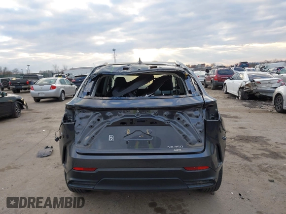2023 Lexus NX with VIN 2T2HGCEZ2PC024481, listed as a IAAI auction lot 41203195 with 1 mi miles. Bid and sale history available at carsss.com. Image 15.
