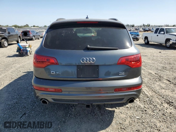 2013 Audi Q7 Prestige с VIN WA1WMAFE7DD008175, выставлен на аукционе Copart как лот 61269865 с пробегом 108 716 миль миль и Списание • Salvage title. История ставок и продаж доступна на DreamBid. Изображение 6.