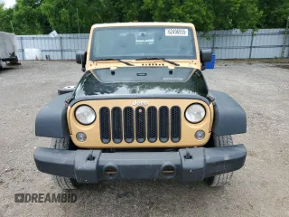 2014 Jeep Wrangler Sport with VIN 1C4AJWAG9EL190595, listed as a Copart auction lot 62496955 with 248,484 mi miles and Salvage title. Bid and sale history available at DreamBid. Image 5.