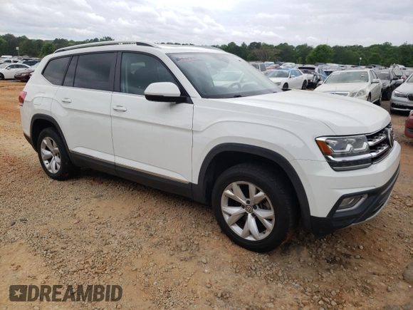 2018 Volkswagen Atlas SEL with VIN 1V2ER2CA3JC514757, listed as a Copart auction lot 53124315 with 186,391 mi miles and Clean title. Bid and sale history available at DreamBid. Image 4.