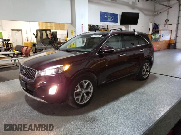 2018 Kia Sorento SX with VIN 5XYPKDA54JG419569, listed as a Copart auction lot 48179855 with 35,682 mi miles and Clean Title. Bid and sale history available at DreamBid. Image 1.